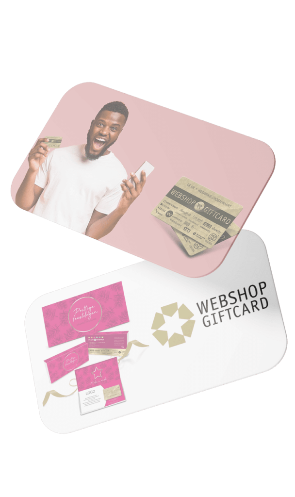 webshop giftcard inwisselen voor geld